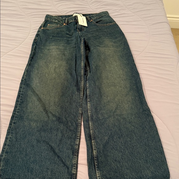 Motel Rocks Denim - Motel Rocks Dark Blue Flare Jeans